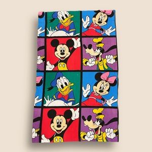 Vintage Disney Flat Sheet 63” x 39”